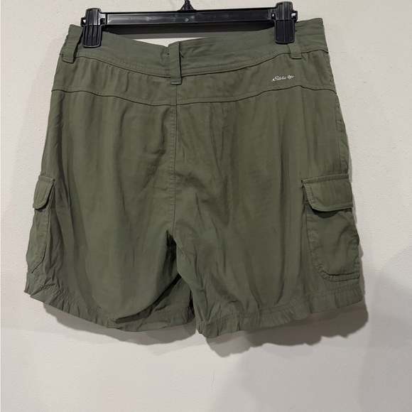 Eddie Bauer Travex Performance Hiking Cargo Shorts Green Size 6 - Picture 3 of 7